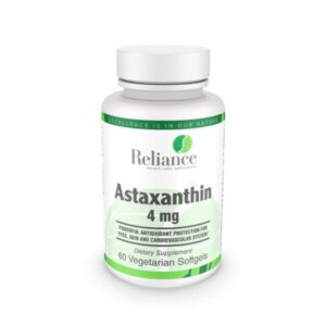 Astaxanthin 4 Mg Softgel 60's Vitamins/ Antioxidant Supplement