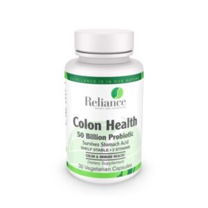 Colon Health Probiotic 50 Billion Veggie Capsules 30's