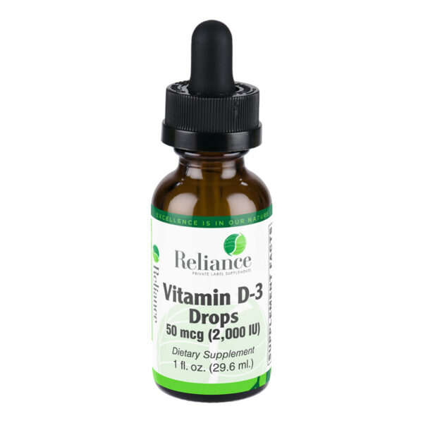 D3 2000 Iu Liquid 1oz Vitamin D3 Supplement