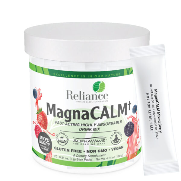 MagnaCALM Mixed Berry 20 Sticks Magnesium Vitamins/ Minerals Supplement