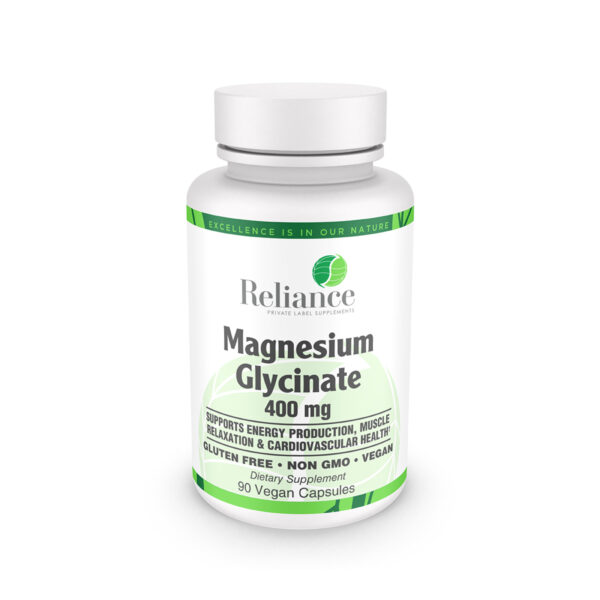 Magnesium Glycinate 400Mg Veggie Capsules 180's Vitamins/ Minerals Supplement