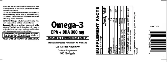 Omega-3 Softgel 100's Fish oil - Image 2