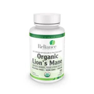 Organic Lion's Mane Mushroom 500mg Vcaps 60's