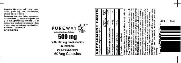 Pureway C 500Mg Caps 120's Vitamin C Supplement - Image 2