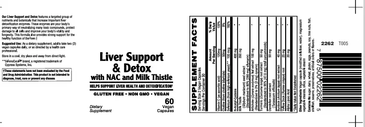 Ultra Liver Support & Detox Vcaps 60's Detoxify/ Cleanse - Image 2