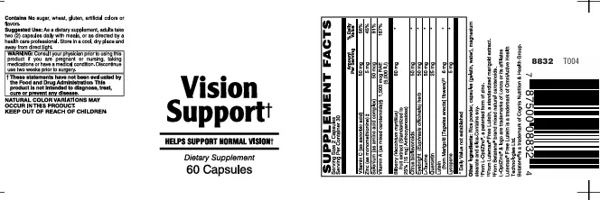 Vision Support Caps 60's Multivitamin/ Herbs/ Herbals - Image 2