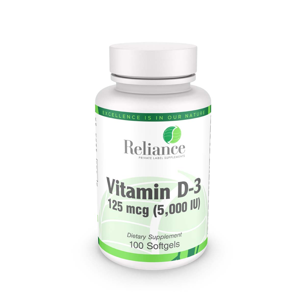 Vitamin D3 5000Iu Softgels 100's