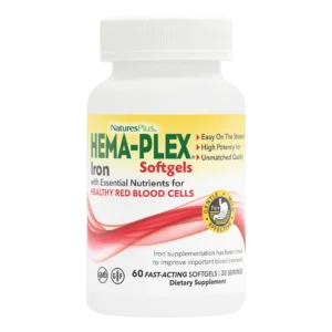 HEMA-PLEX SOFTGEL 60 Iron Minerals Supplement
