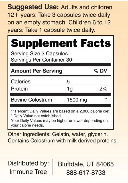 Colostrum6 Powder (Grass-Fed) (180) - Image 3
