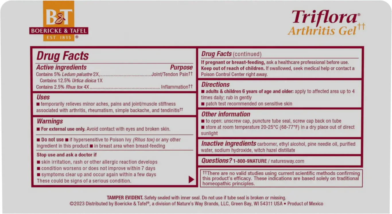 Boericke & Tafel® Triflora Gel Pain/ Inflammation Gel - Image 2