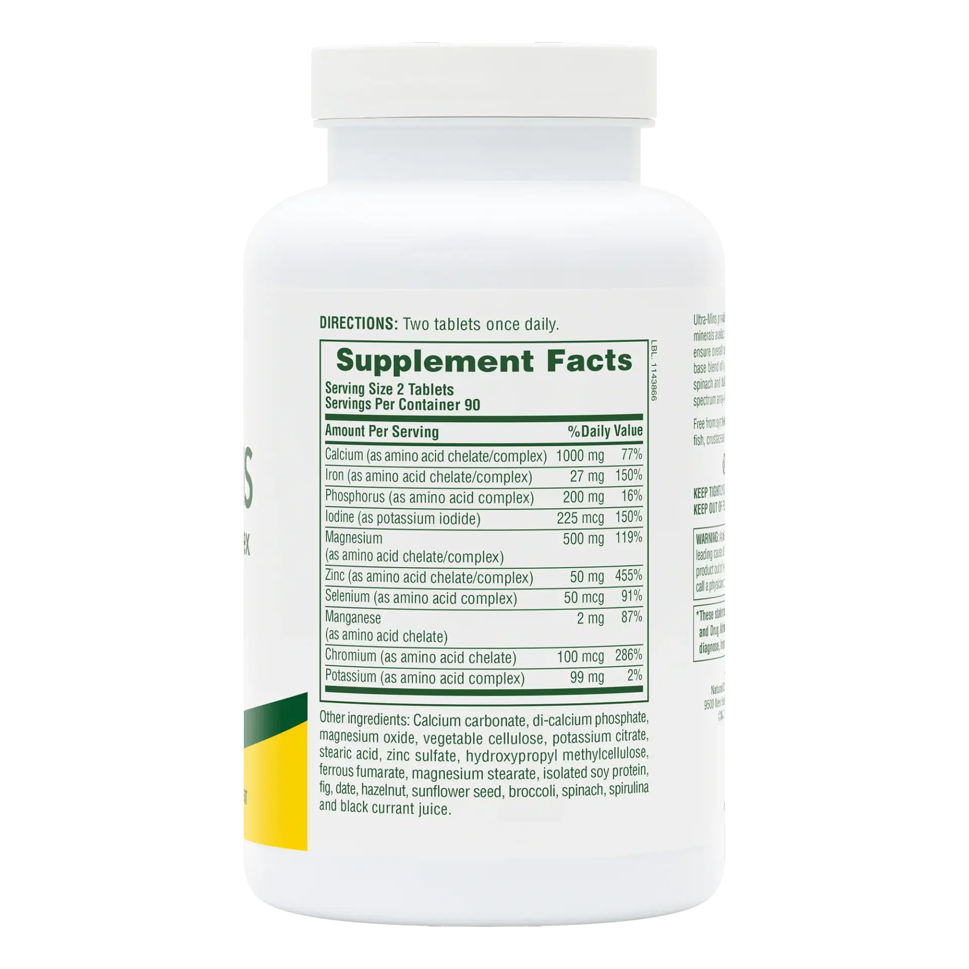 Ultra- Mins Multi Minerals Complex Vitamins/ Minerals supplement - Image 2